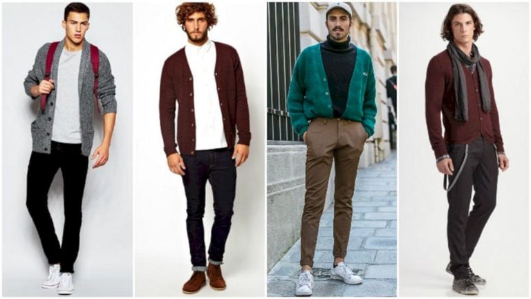 Men Cardigan Fashion Style Ideas