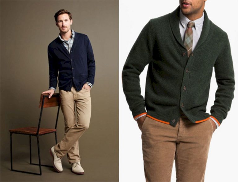Men Fashion With Cardigan Ideas