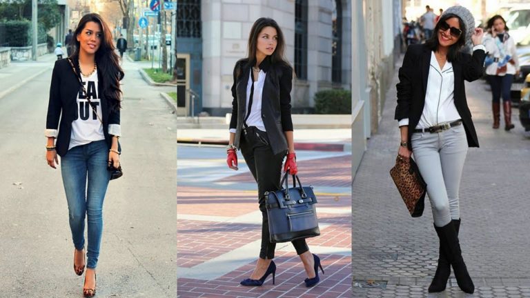 Awesome black blazer women outfits ideas