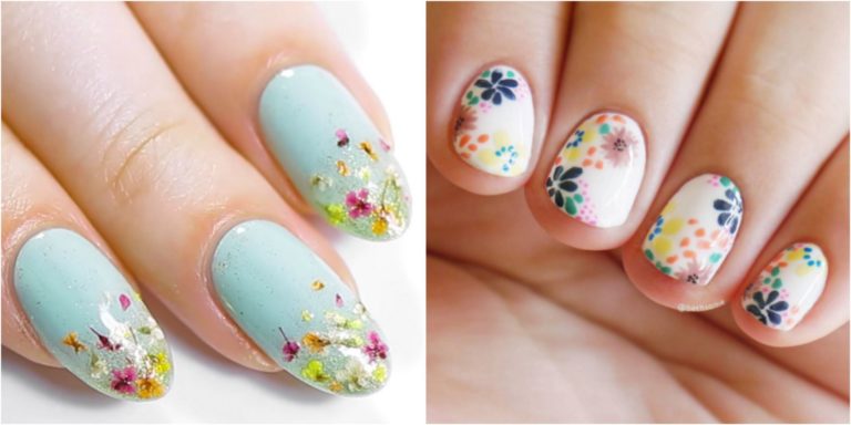 Easy floral nail ideas