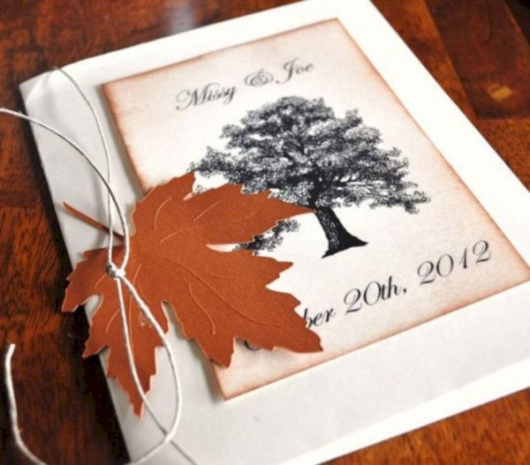 Best fall wedding invitations ideas