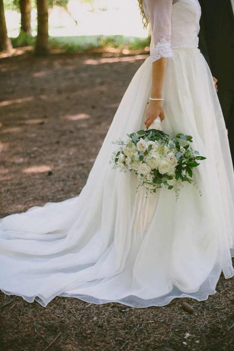 Best long-sleeve wedding dress