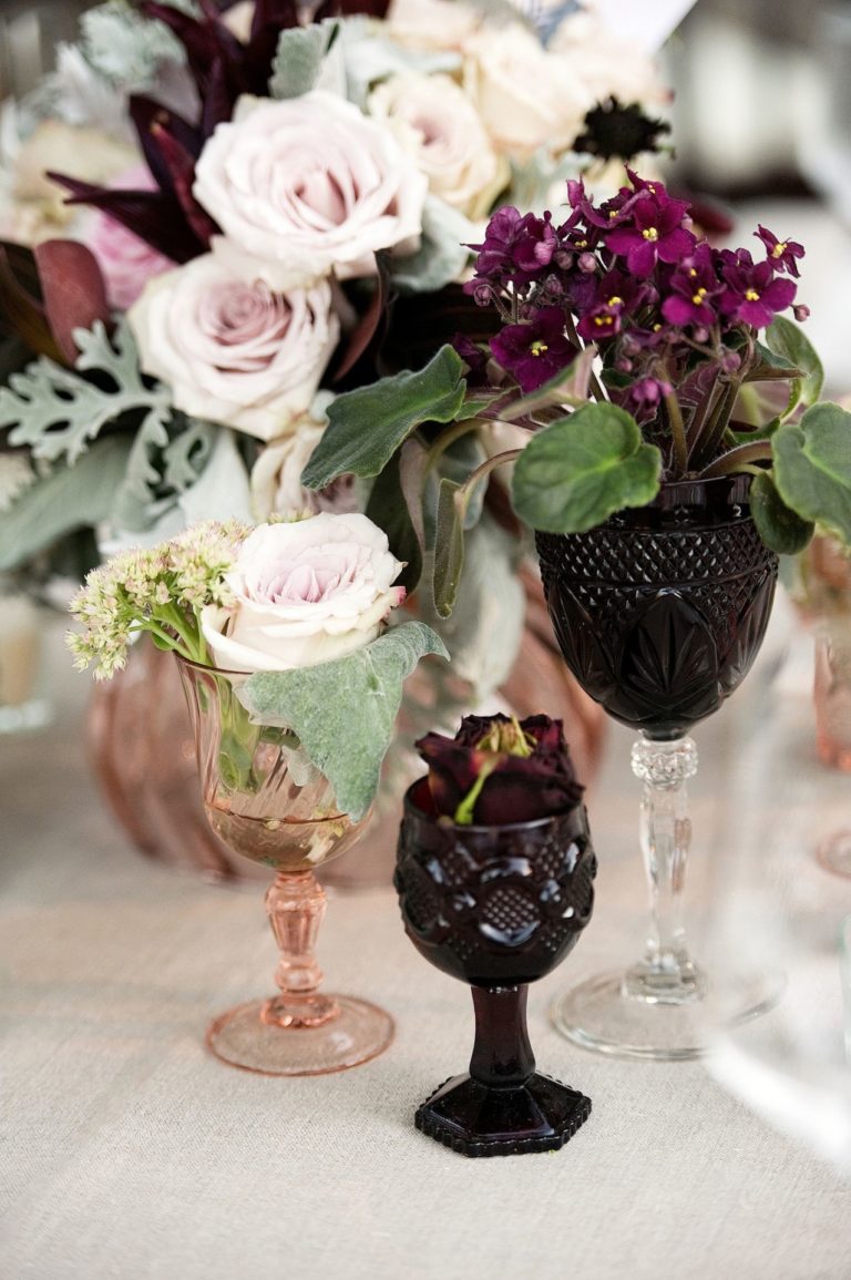 Fall wedding centerpieces that pay homage
