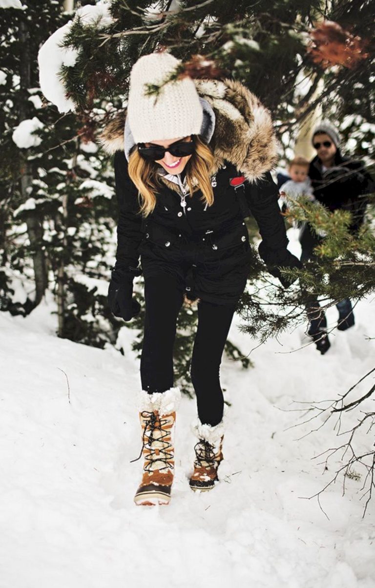 Stylish ways to wear winter boots