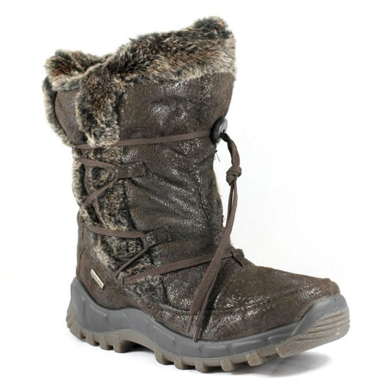 Wonderful brown girls snow boots