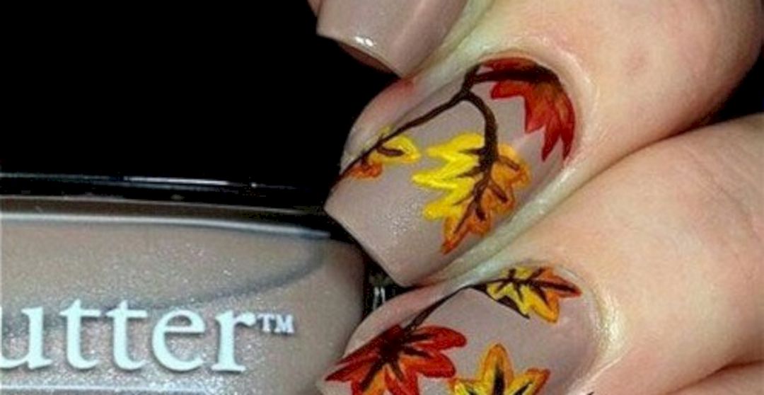 Grey fall nail designs from richardquickdesign