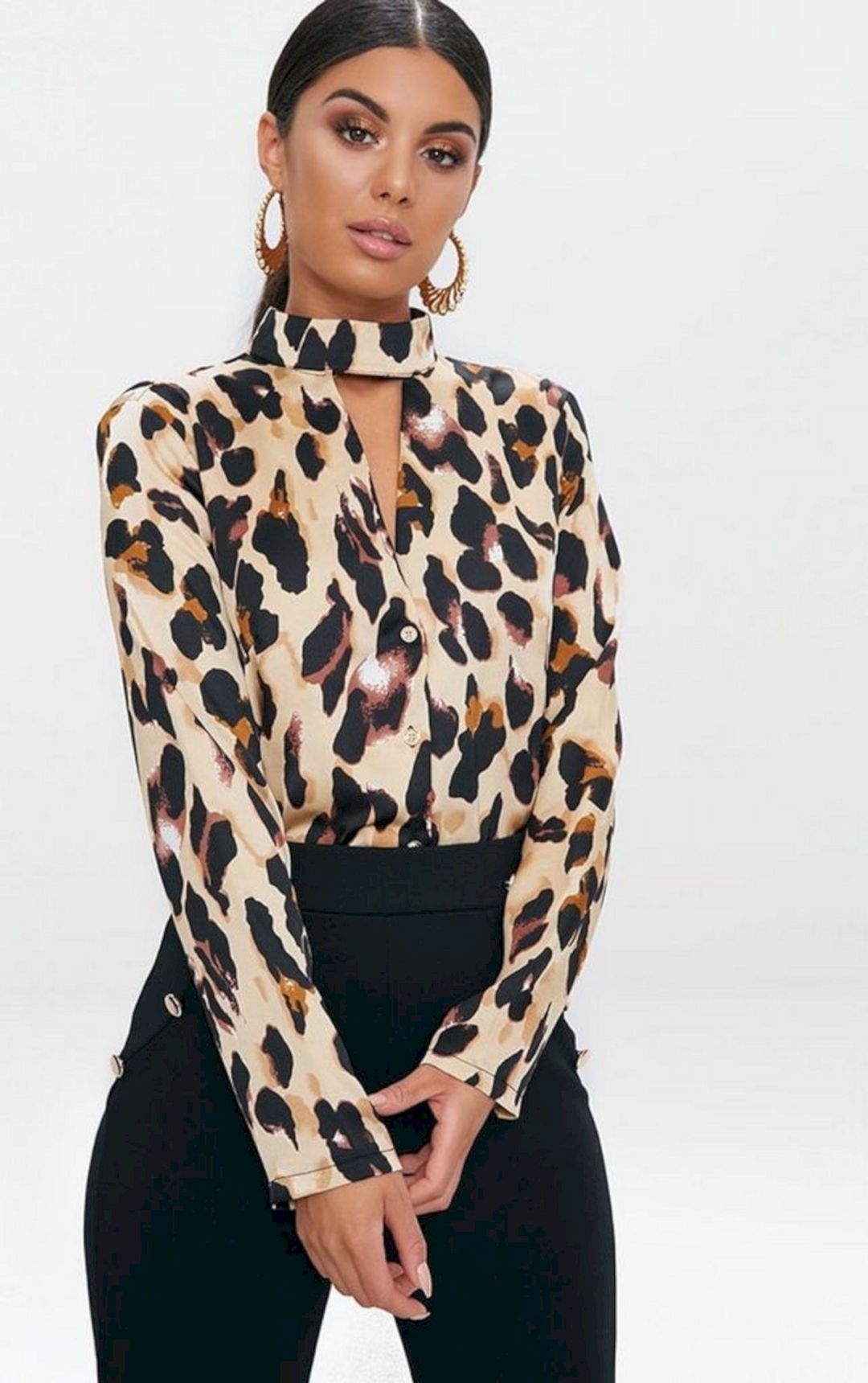 Leopard blouse from rohayati