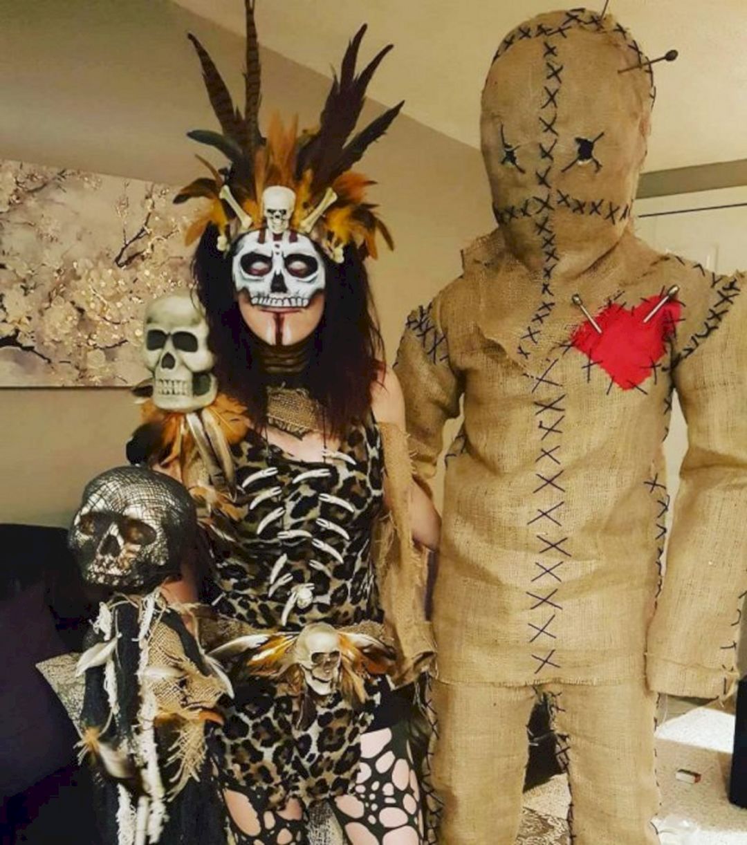 Weird voodoo with doll halloween couple costume idea from blurmark