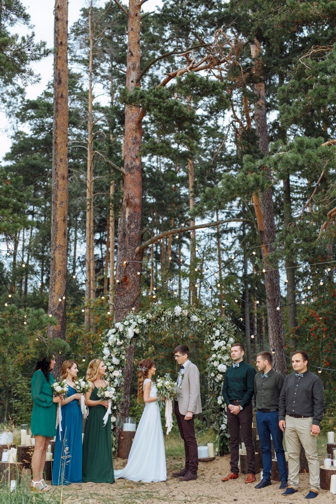 Wedding photoshoot in nature from weddywood.ru