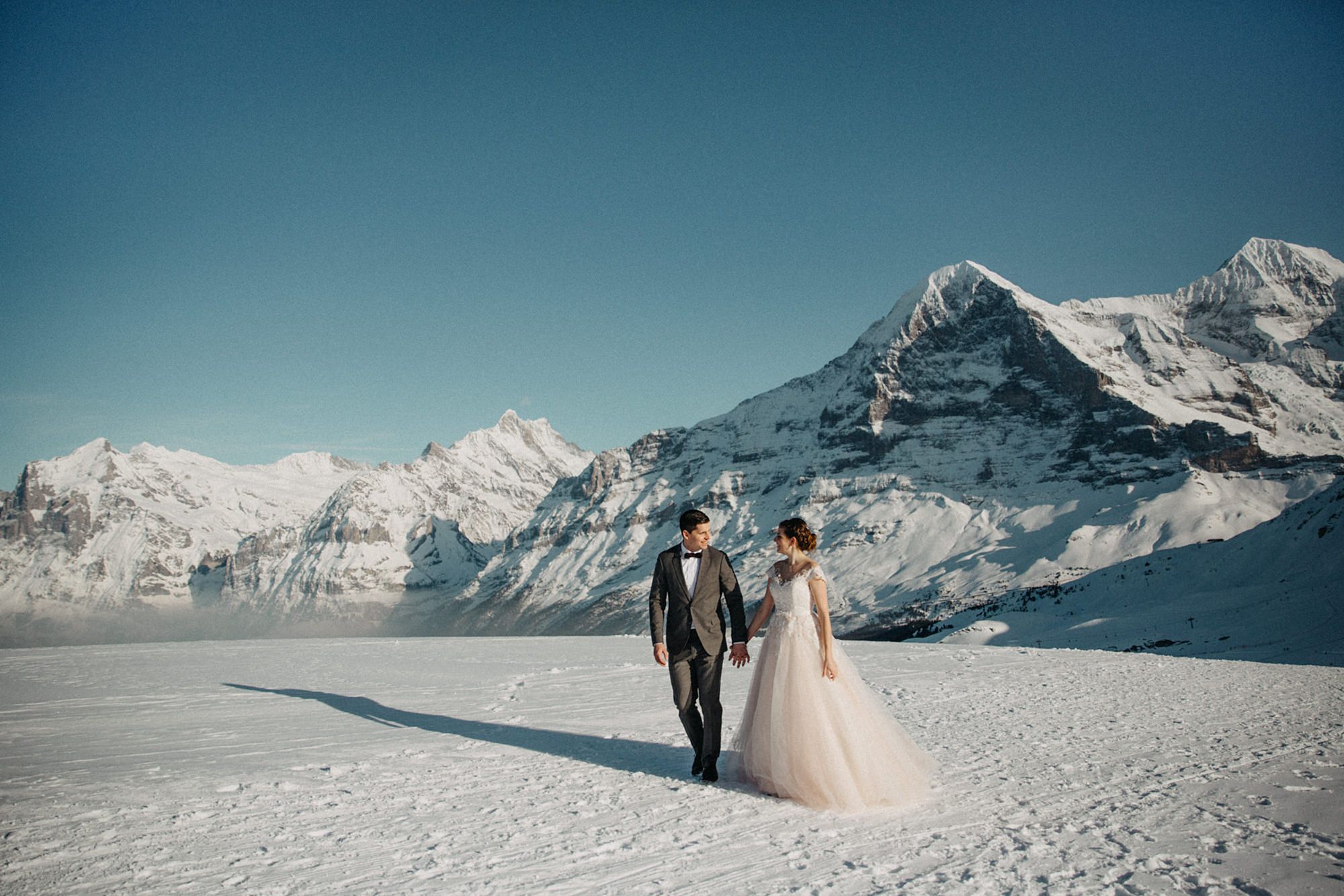 A winter wedding in switzerland from wearethewanderers