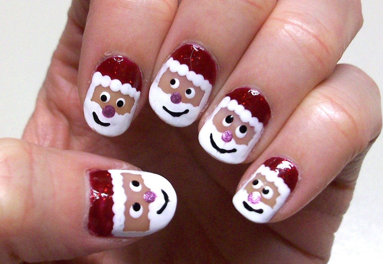 Best of santa claus nail art from glossyideas