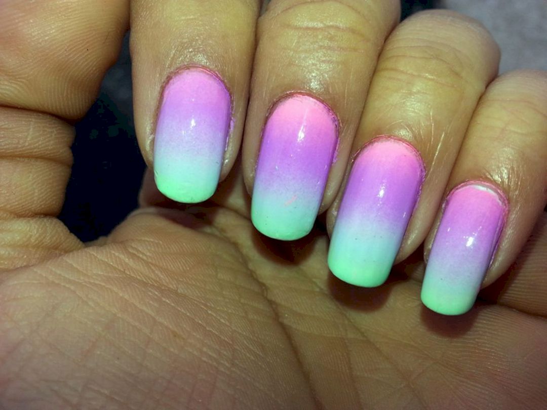 Gradient nails from nailsss