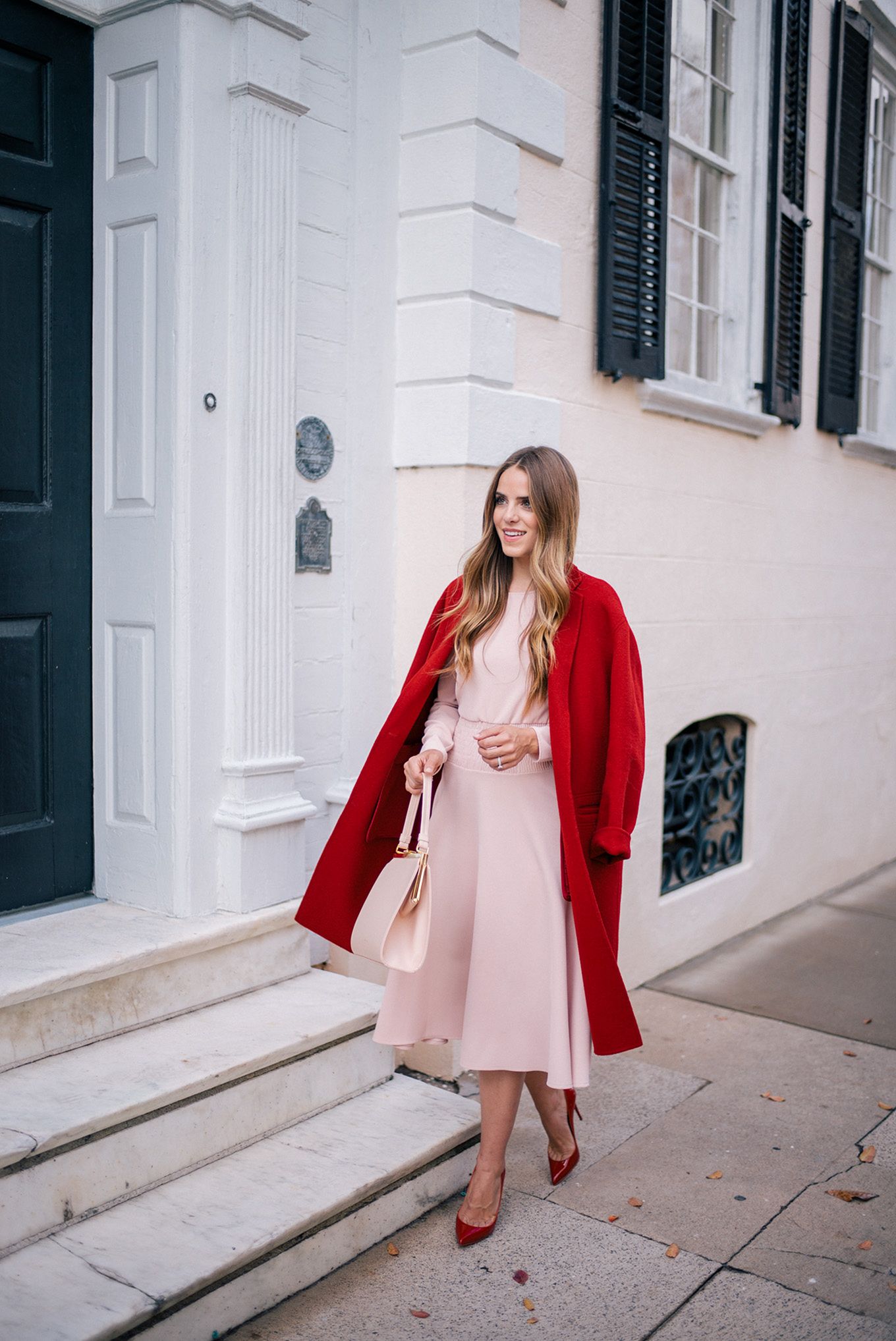 Red pink outfit from juliaberolzheimer