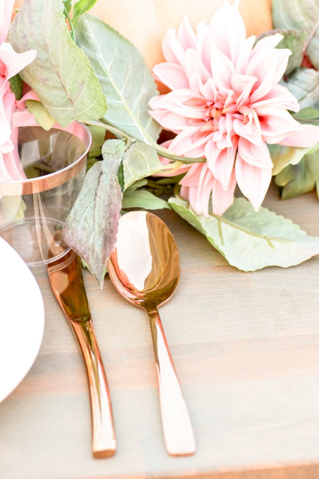 Rose floral tablescape from karaspartyidea