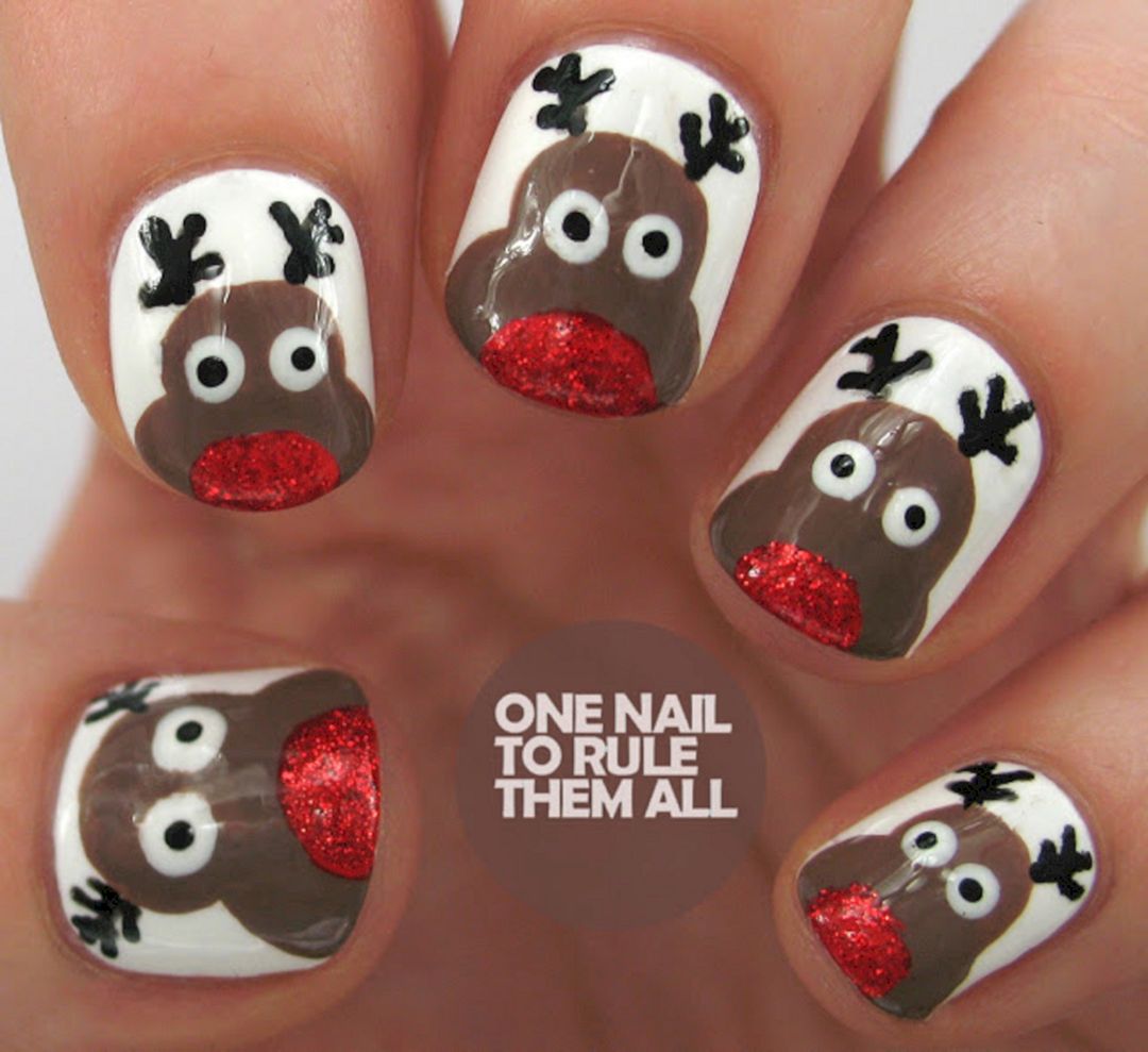Rudolph nails from topdreamer