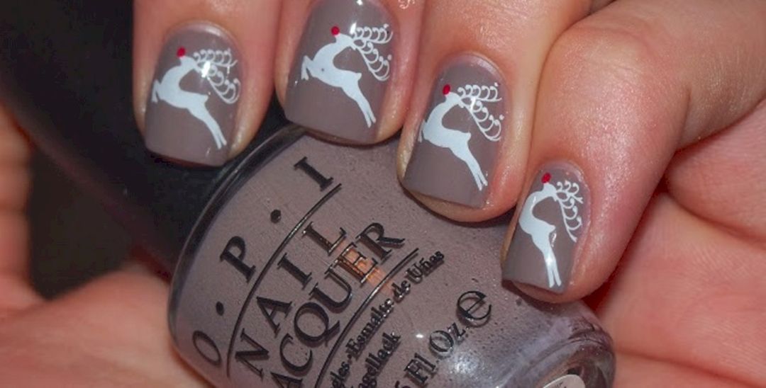 Rudolph reindeer nails from topdreamer