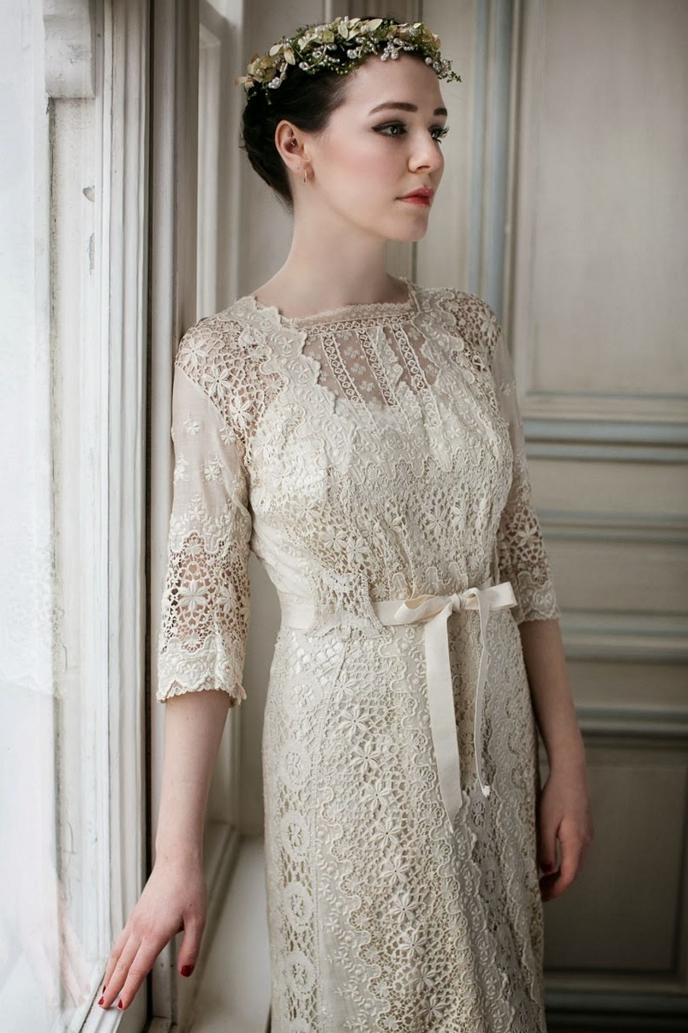 Vintage bridal dress from wohhwedding