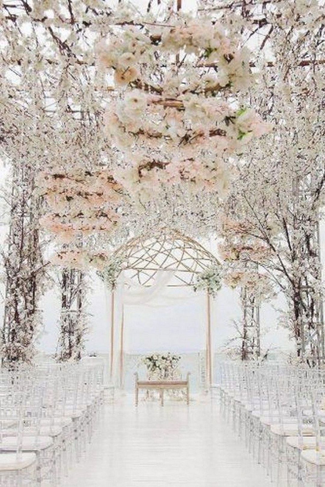 White indoor wedding ceremony from agilshome