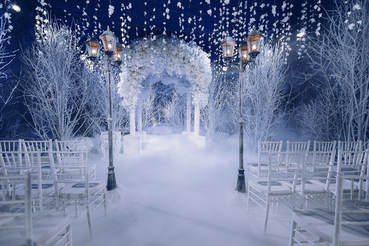 Winter wedding decor theme from pageoflove.ru