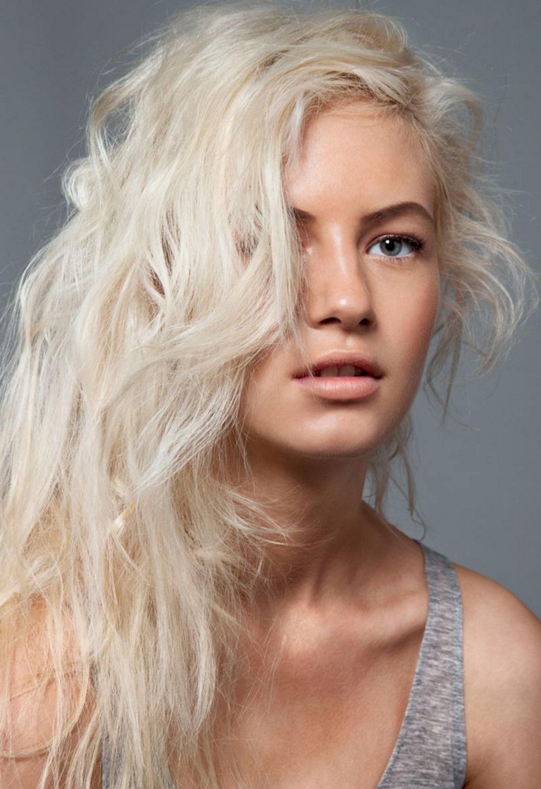 Nordic white hair model from haaregram