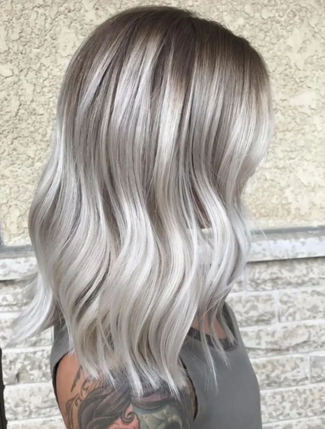 Platinum blonde hair color long hairstyles from hairstyleslife