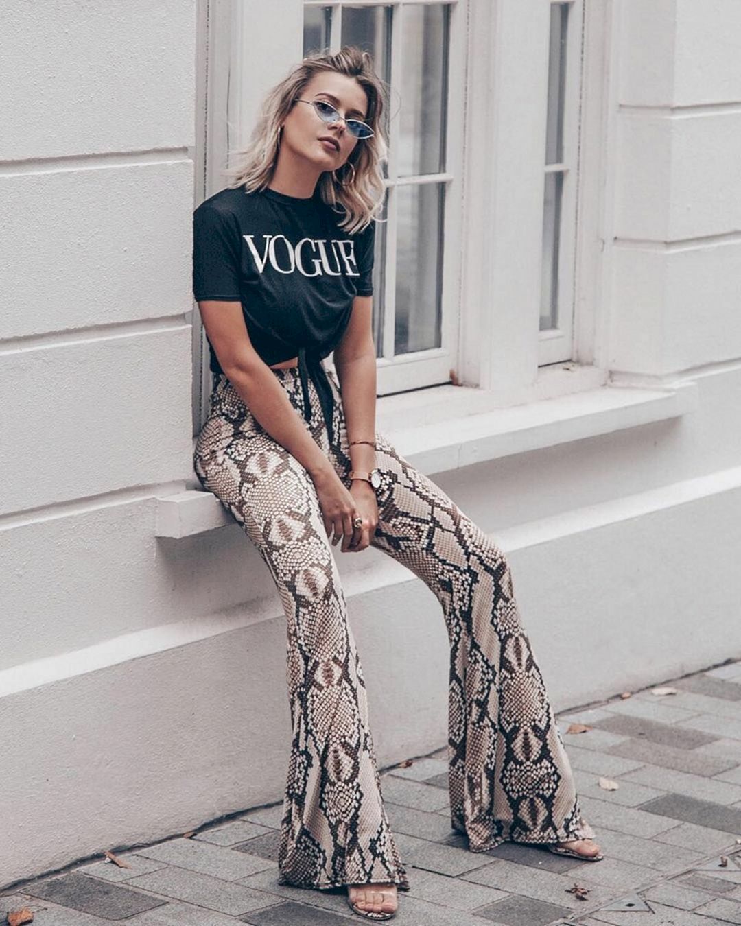 Snake print trouser viral from fashionterest