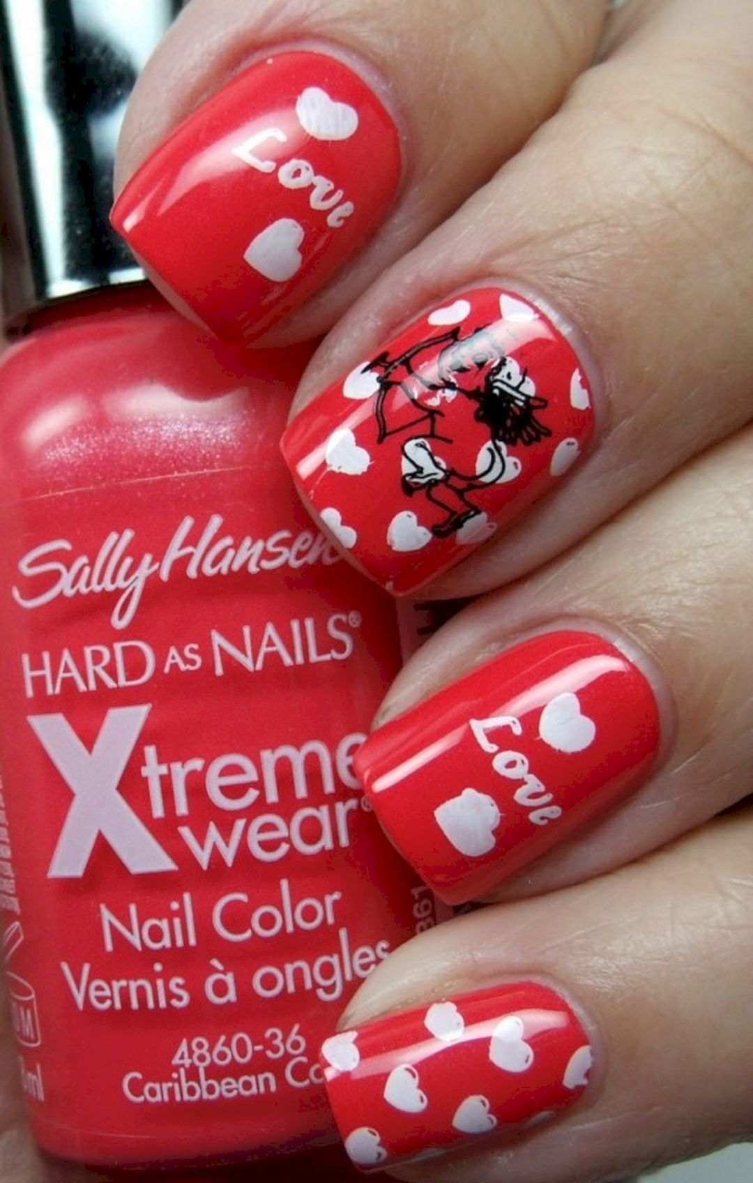 Valentine's day nail from topdreamer