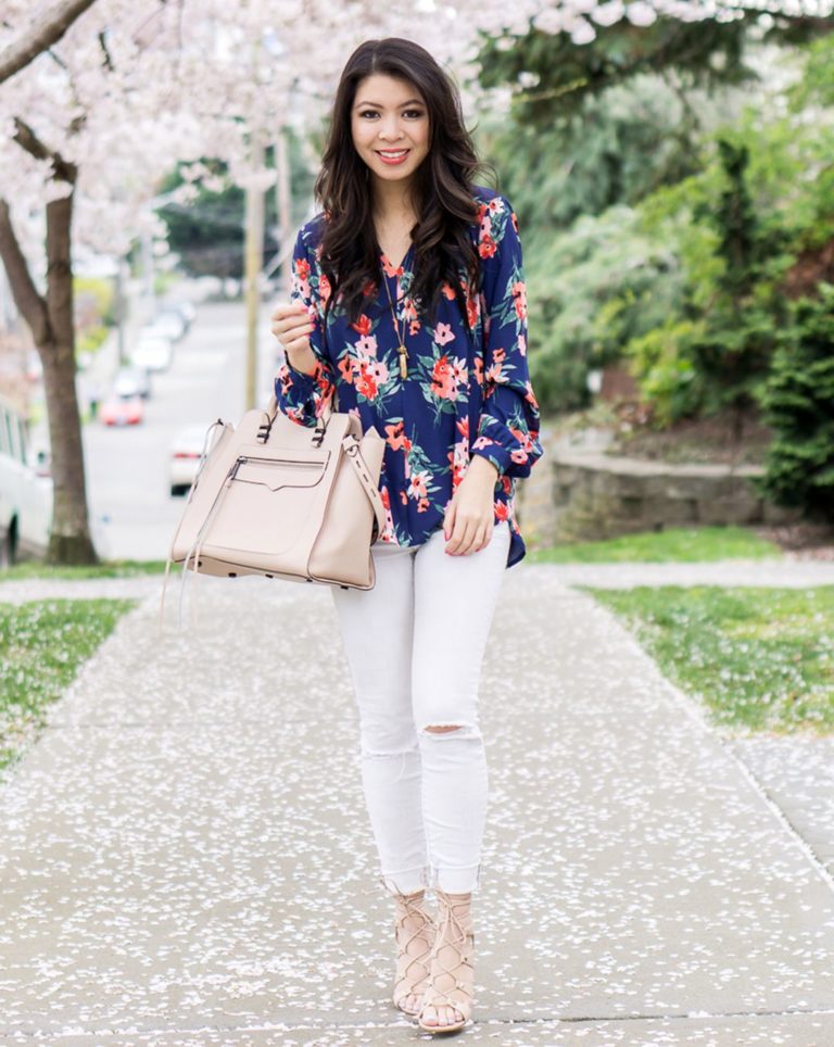 Floral-print-spring-women-outfits