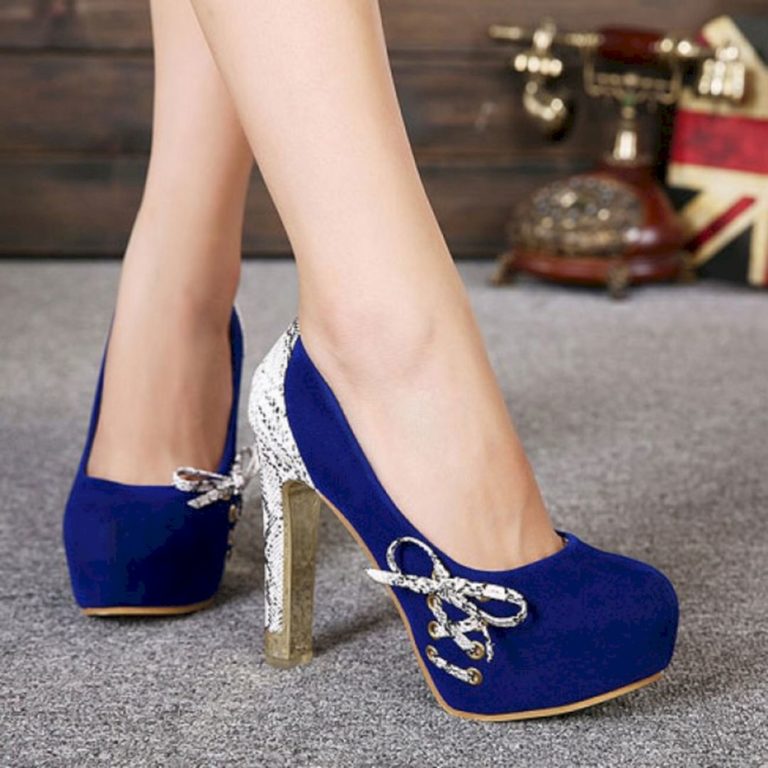 Elegant bow knot high heels party shoes