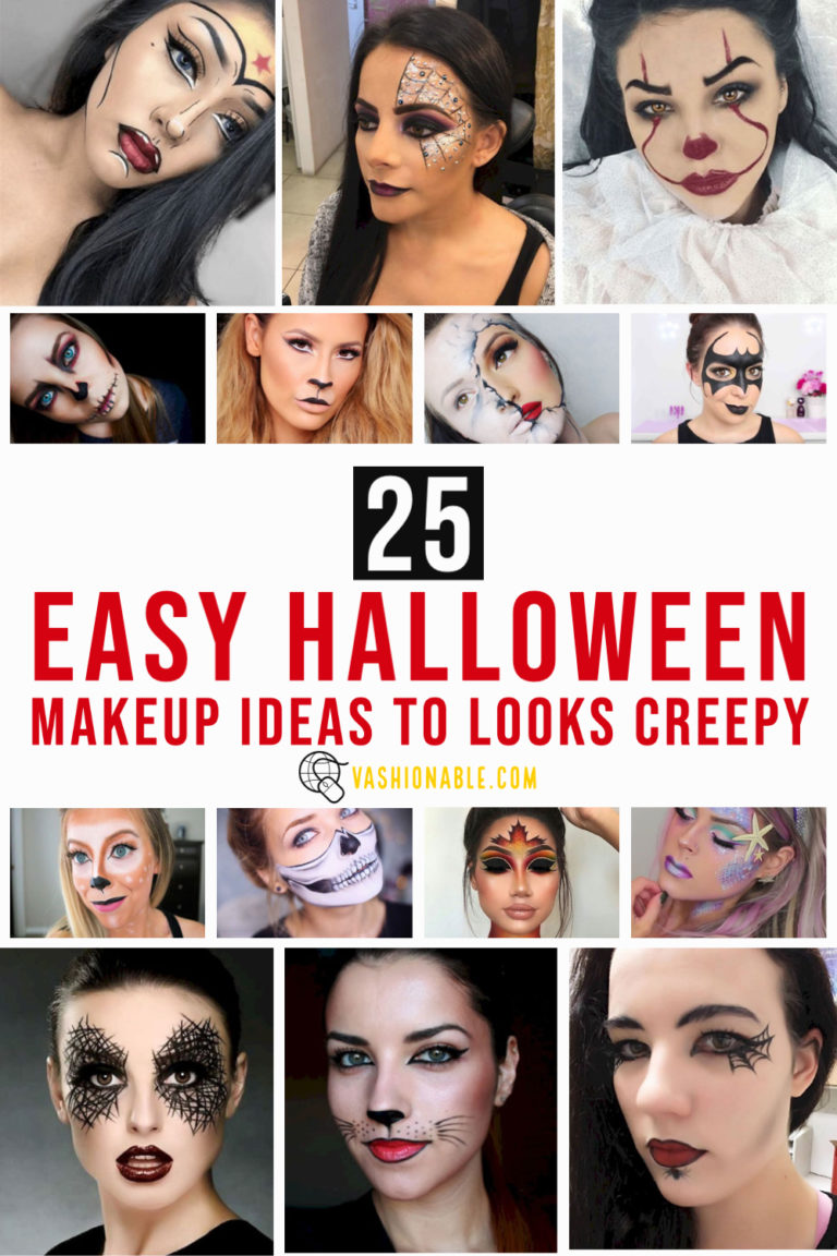 25 easy halloween makeup ideas to looks creepy
