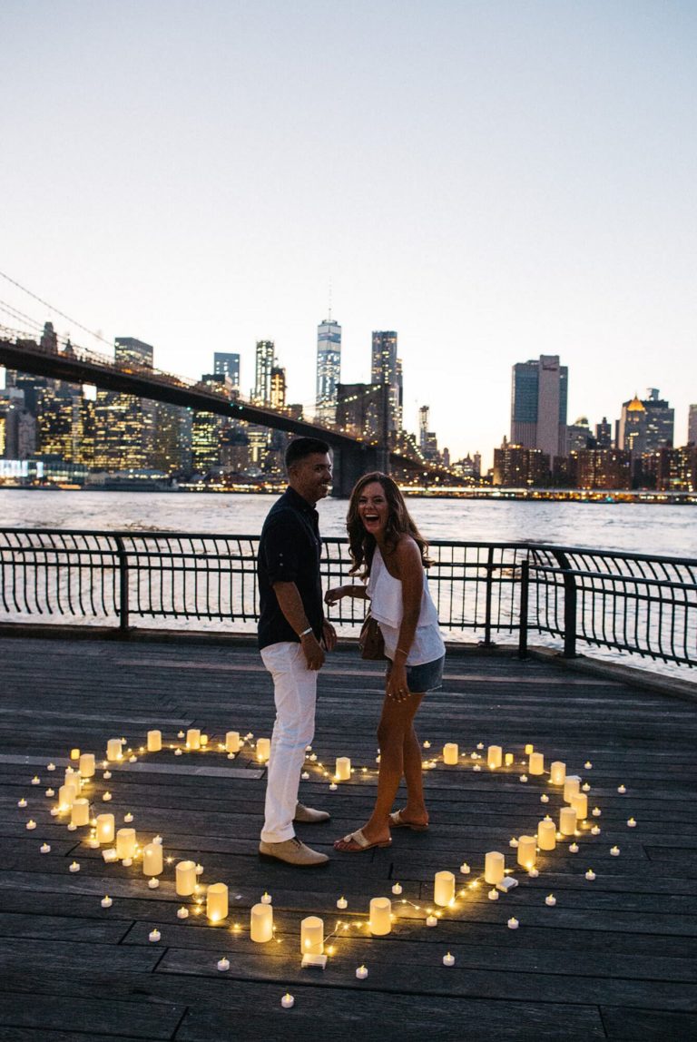 Candlelight marriage proposal ideas