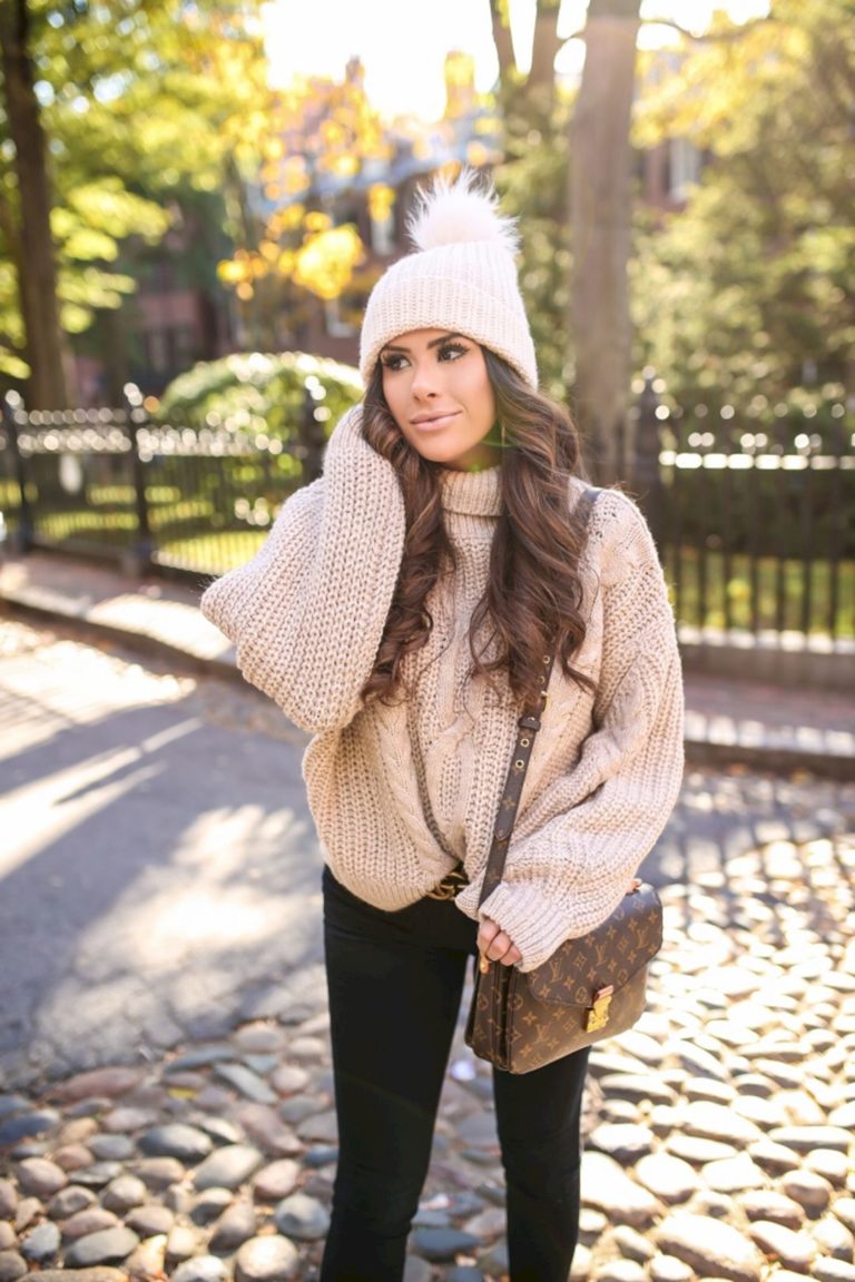 Comfy fall sweater outfits ideas