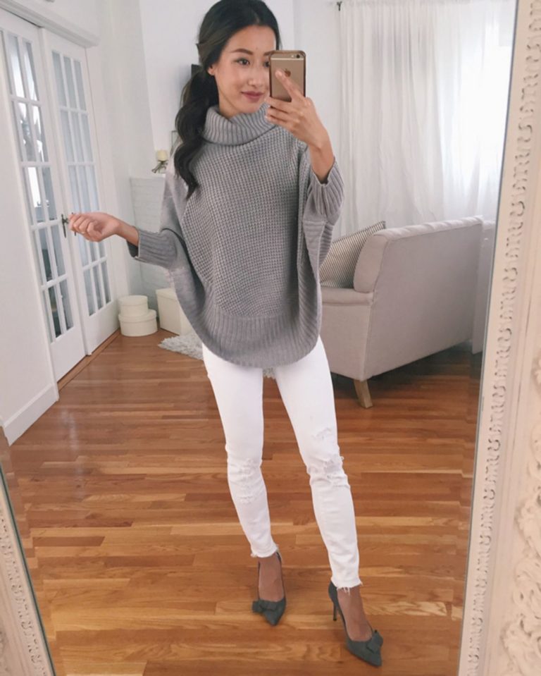 Cute fall outfits for petite women white jeans