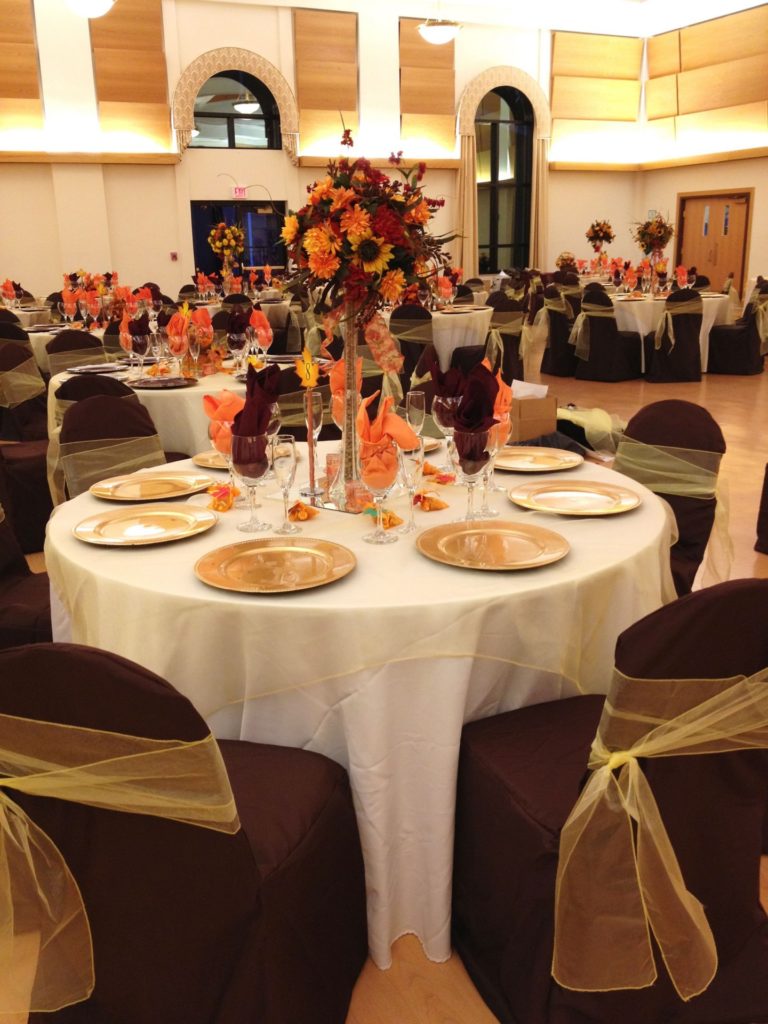 Fall wedding decor tablescapes