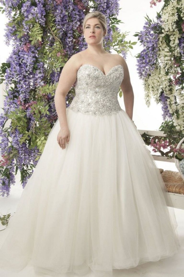 Marvelous ideas of plus size wedding dress