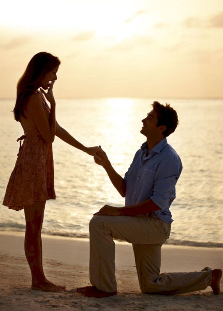 Most romantic wedding proposal photo