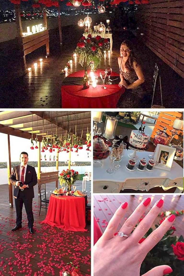 Romantic proposal ideas so that she said yes