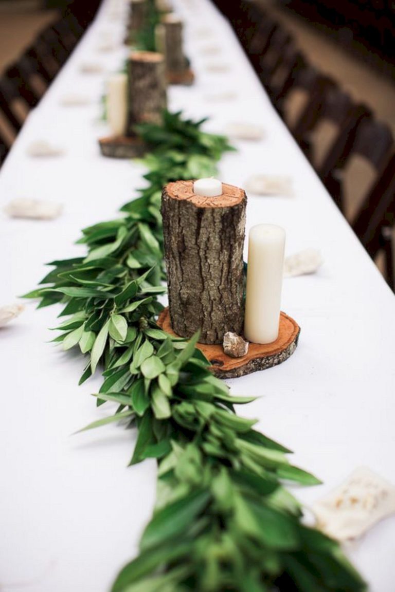 Rustic holiday tablescape