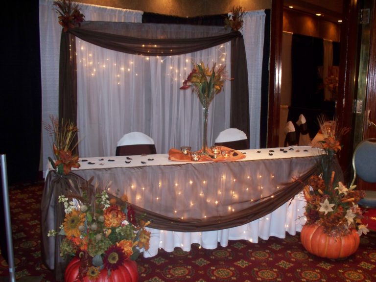 Wonderful fall wedding decor ideas