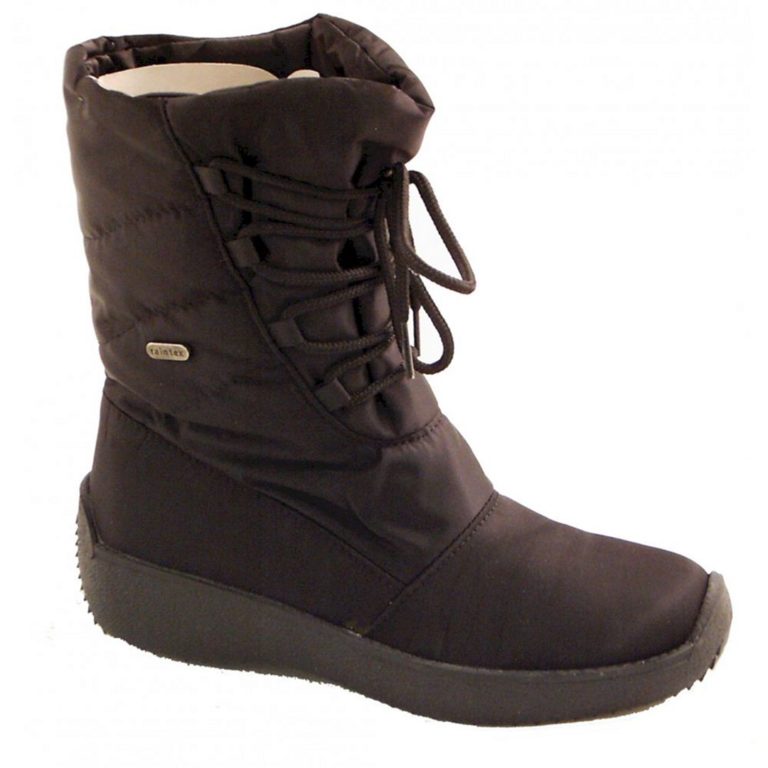 Brown winter snow boots for women
