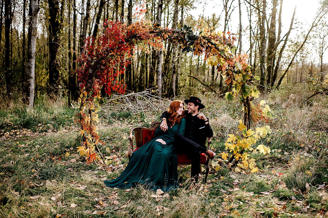 Autumn wedding from greenweddingshoes