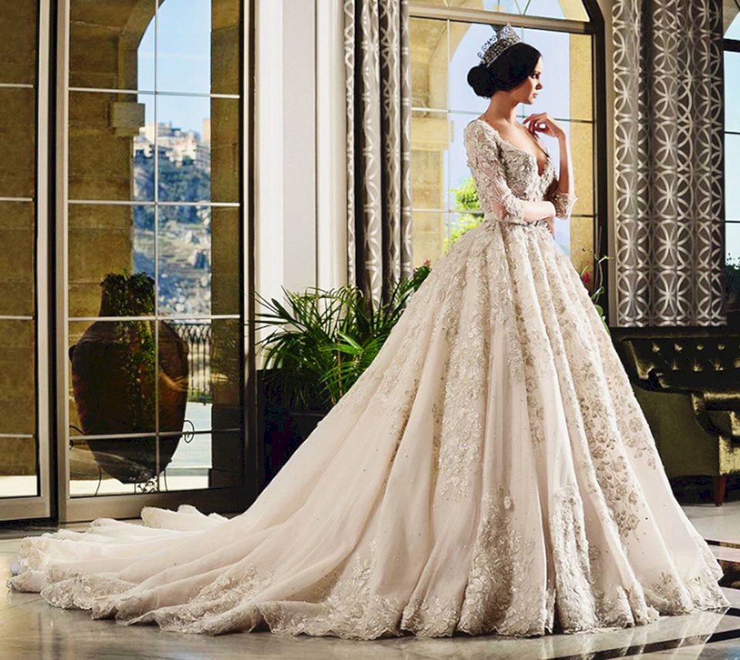 Ball gown wedding dress from community