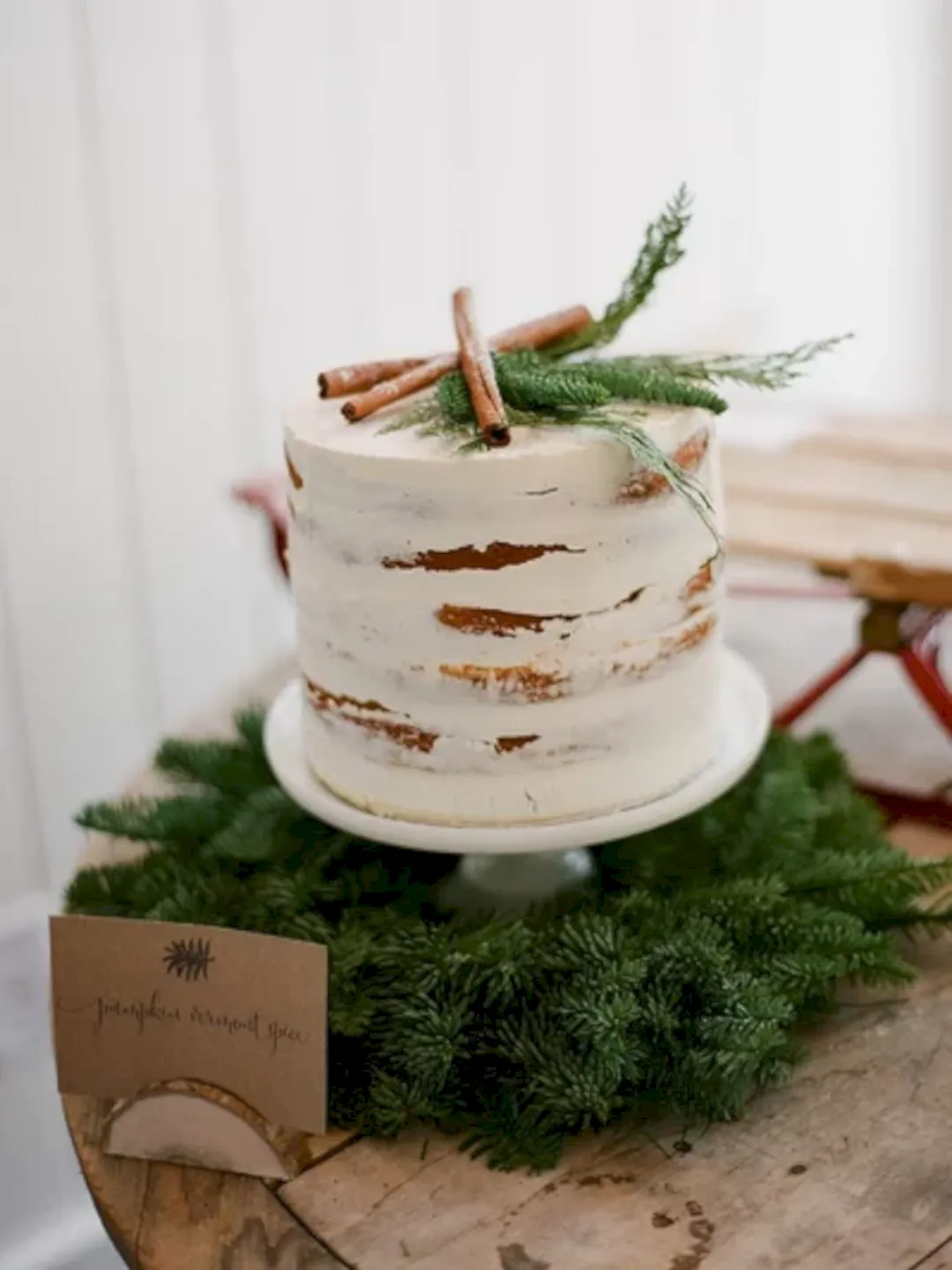 Christmas cake ultimate winter bridal shower from marthastewart
