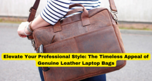 Elevate Your Professional Style The Timeless Appeal of Genuine Leather Laptop Bags