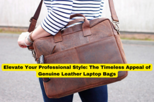 Elevate Your Professional Style The Timeless Appeal of Genuine Leather Laptop Bags